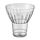 Yoshi Ware Emi Resposable Dessert Line Clear Parfait Cup, 9 Ounce - 20 per pack -- 12 packs per case.