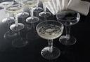 Resposables Two Piece Old Fashioned Clear Champagne Glass, 4 Ounce -- 360 per case.
