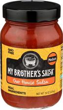 My Brothers Salsa Our House Medium Salsa, 16 Ounce -- 6 per case