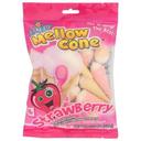 Ricky Joy Mellow Cone Strawberry Jelly Cones, 3.53 Ounce -- 18 per case