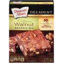 Duncan Hines Walnut Brownie For Chocolate Lovers, 17.6 Ounce -- 12 per case.