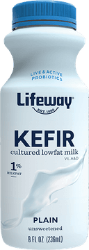 Lifeway Kefir Plain Low Fat Yogurt, 8 Ounce -- 6 per case.
