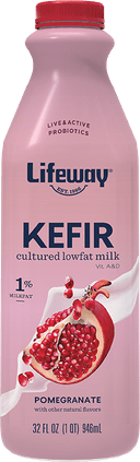 Lifeway Probiotic Low Fat Pomegranate Kefir, 32 Ounce -- 6 per case.