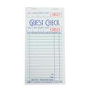National Checking Company Guest Check Board - 1 Part Green, 16 Line, 3.5 x 6.75 inch -- 2500 per case.