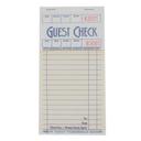 National Checking Company Guest Check Board - 1 Part Salmon, 16 Line, 3.5 x 6.75 inch -- 2500 per case.