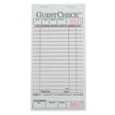 National Checking Company Guest Check Board - 1 Part Pink, 18 Line, 3.5 x 6.75 inch -- 2500 per case.