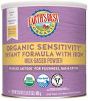 Earths Best Sensitivity Milk Based Powder Infant Formula, 23.2 Ounce -- 4 per case