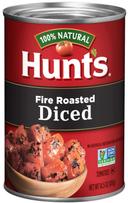 Hunts Fire Roasted Diced Tomatoes, 14.5 Ounce Can -- 12 cans per case