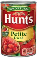 Hunts Petite Diced Tomatoes, 14.5 Ounce Can -- 12 cans per case