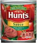 Hunts Italian Herb No Salt Tomato Sauce, 8 Ounce -- 24 per case