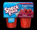 Snack Pack Sugar Free Cherry Juicy Gel, 13 Ounce -- 12 per case.