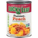 Lucky Leaf Premium Peach Pie Filling, 21 Ounce -- 8 per case.