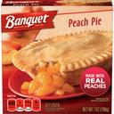 Banquet Peach Fruit Pie, 7 Ounce -- 24 per case.