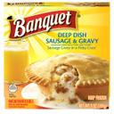 Banquet Deep Dish Sausage and Gravy Breakfast Pot Pie, 7 Ounce -- 24 per case.