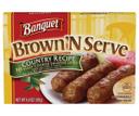 Banquet Brown N Serve Sausage, Country Recipe Links, 6.4 Ounce -- 12 per case.