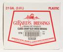 Girards Dressing Au Naturel Classic Chunky Bleu Cheese Dressing, 1 Gallon -- 2 per case.