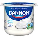 Dannon All Natural Original Plain Lowfat Yogurt, 6 Ounce -- 12 per case.