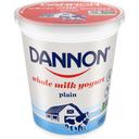 Dannon All Natural Quart Plain Yogurt, 32 Ounce -- 6 per case.