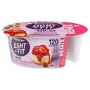 Light and Fit Strawberry Cheesecake Greek Fat Free Yogurt and Mix Ins, 4.5 Ounce -- 8 per case