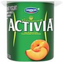 Activia Peach Lowfat Yogurt, 4 Ounce -- 24 per case.