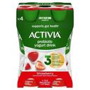 Activia Strawberry Probiotic Lowfat Yogurt Drink, 28 Fluid Ounce - 3 per case