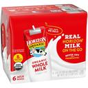 Horizon Organic Whole Milk, 8 Ounce Aseptic Box -- 6 per case