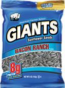 Giants Bacon Ranch Sunflower Seeds Snacks - Clip Strip, 5 Ounce -- 24 per case