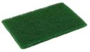 Disco Medium Duty Green Scouring Pad, 6 x 9 inch - 10 per pack -- 6 packs per case.