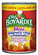 Chef Boyardee Mini Bite Spaghetti Ring and Macaroni, 15 Ounce -- 24 per case