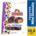 Wonder Chocolate Frosted Mini Donuts, 10.5 Ounce -- 6 per case