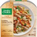 Healthy Choice Cafe Steamers Top Chef Crustless Chicken Pot Pie, 9.6 Ounce -- 8 per case.