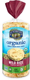Lundberg Family Farms Lightly Salted Wild Rice Cake, 8.5 Ounce -- 6 per case