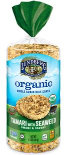 Lundberg Family Farms Tamari with Seaweed Rice Cake -- 6 per case