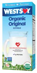 Westsoy Organic Original Soymilk, 32 Ounce -- 12 per case