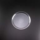 Yoshi Ware Emi Clear Round Party Tray, 12 inch -- 25 per case.