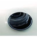 Lids PET 12 inch Low Round Dome Lid Only, 25 count