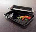Party Tray White Rectangular Tray, 10 x 14 inch -- 25 per case.