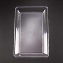 Waves Rectangular Clear Tray, 12x18 inch -- 25 per case.