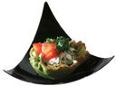 Emi Yoshi Rectangle Wave Tray, 6 x 12 inch -- 25 per case