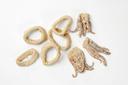 Pana Pesca Lightly Breaded Raw Squid/Calamari Ring and Tentacle, 5 Pound -- 2 per case.