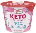 Duncan Hines Keto Friendly Birthday Cake Mix, 2.1 Ounce Cup -- 12 per case