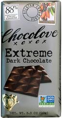 Chocolove Extreme Dark Chocolate Bar, 3.2 Ounce -- 144 per case
