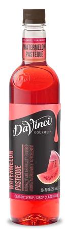 Davinci Gourmet Classic Watermelon Syrup, 750 Milliliter Plastic Bottle -- 12 per case