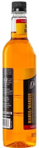 Davinci Gourmet Mango Syrup, 750 Milliliter -- 12 per case