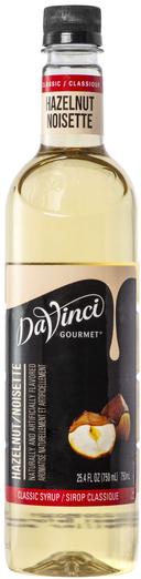 Davinci Gourmet Hazelnut Syrup, 750 Milliliter -- 12 per case