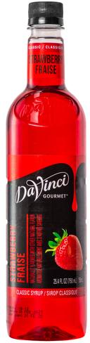 Davinci Gourmet Strawberry Syrup, 750 Milliliter -- 12 per case