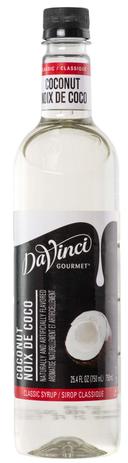 Davinci Gourmet Coconut Syrup, 750 Milliliter -- 12 per case