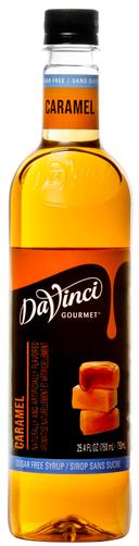 Davinci Gourmet Sugar Free Caramel Syrup, 750 Milliliter -- 12 per case
