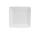 Buffalo Bright White Ware Euro Square Rolled Edge Plate, 5 Inch -- 36 per case.