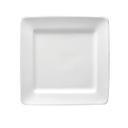 Buffalo Bright White Ware Square Rolled Edge Plate, 10 1/4 inch -- 12 per case.